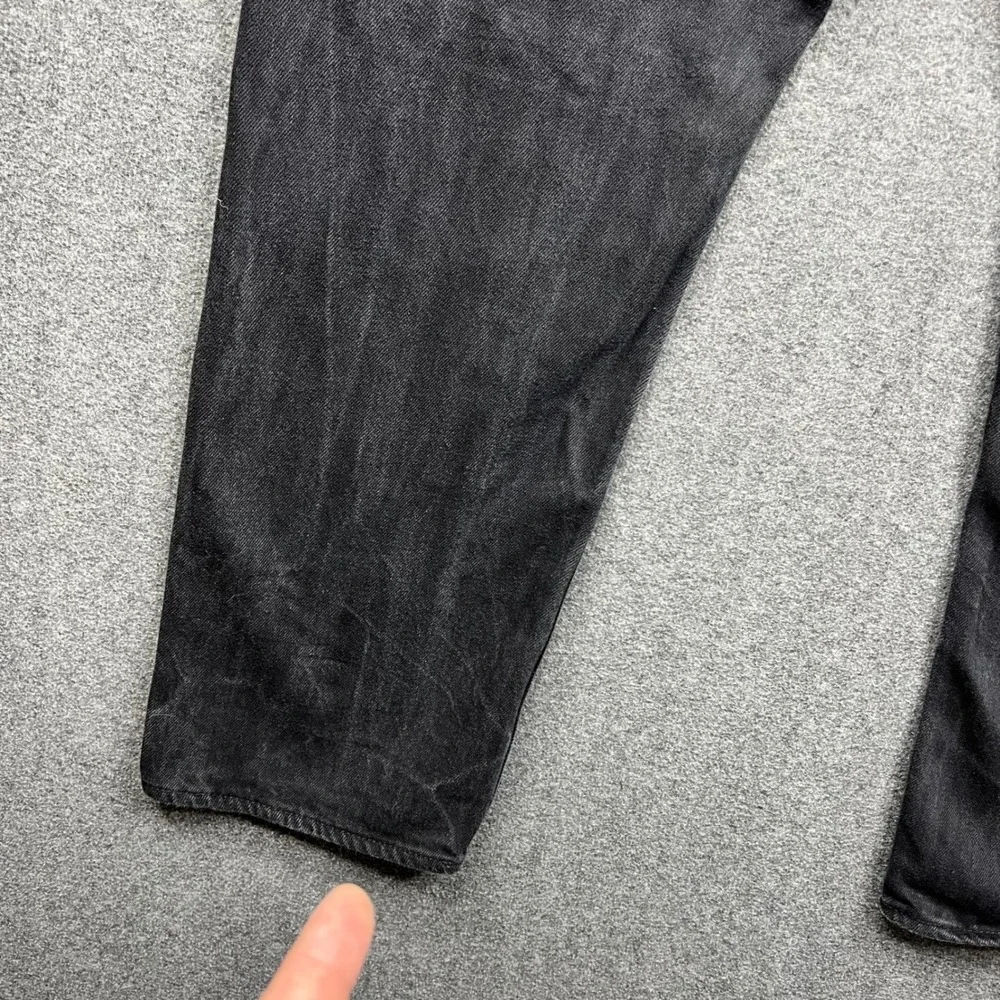Levi's 501 Original Fit Jeans Mens 34x30 Black Fits 31x27 Denim Button Fly